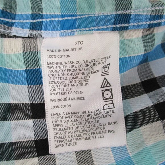 Nautica Career Casual Cotton Plaid Shirt - Picture 6 of 6